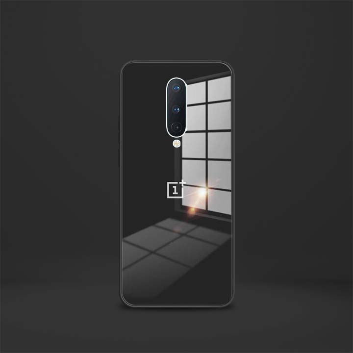 OnePlus 8 Aqua Square Tempered Glass Case