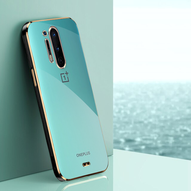 OnePlus 8 Pro Gold Edge Electro-Plating Shining Case