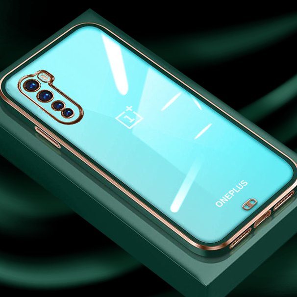 OnePlus Nord Gold Edge Electro-Plating Shining Case