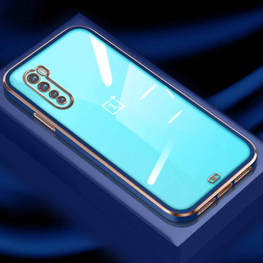 OnePlus Nord Gold Edge Electro-Plating Shining Case