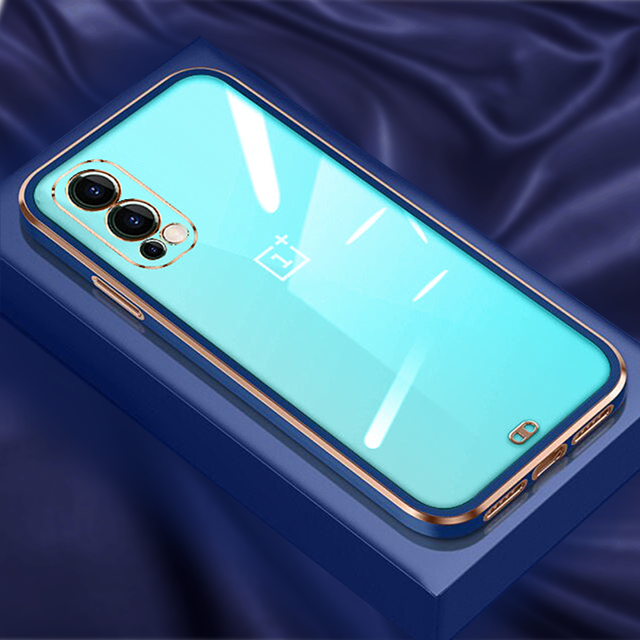 OnePlus Nord 2 Gold Edge Electro-Plating Shining Case