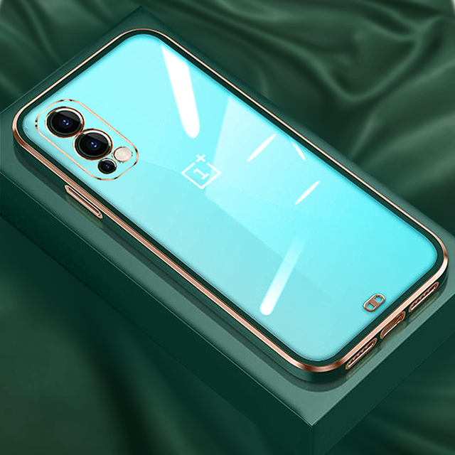 OnePlus Nord 2 Gold Edge Electro-Plating Shining Case