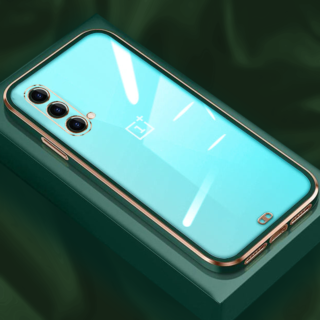 OnePlus Nord CE Gold Edge Electro-Plating Shining Case