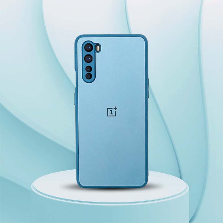 OnePlus Nord Solid Matte Finish Case With Contrast Color Edges
