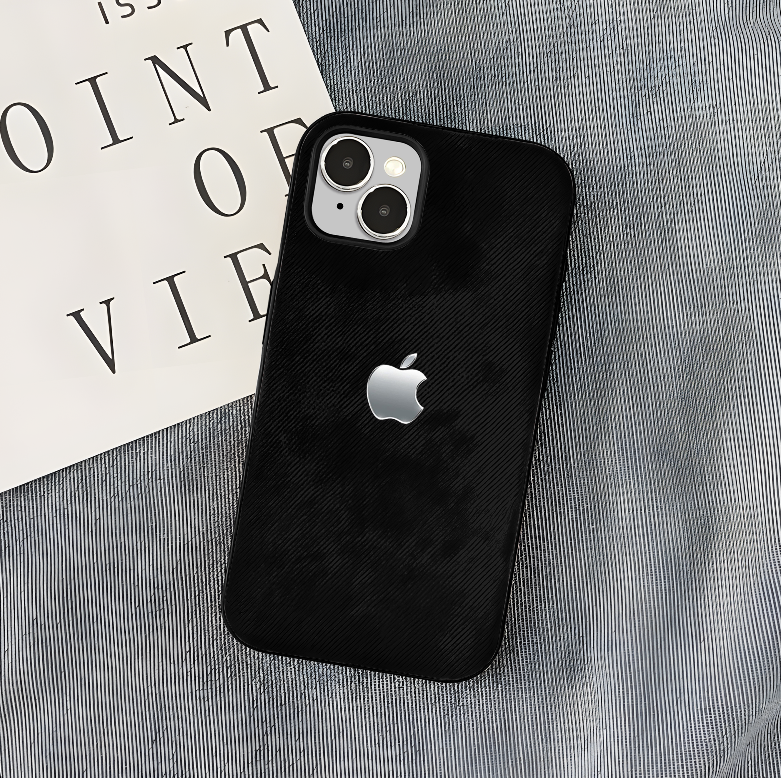 iPhone 15 Denim Texture Silicone Case