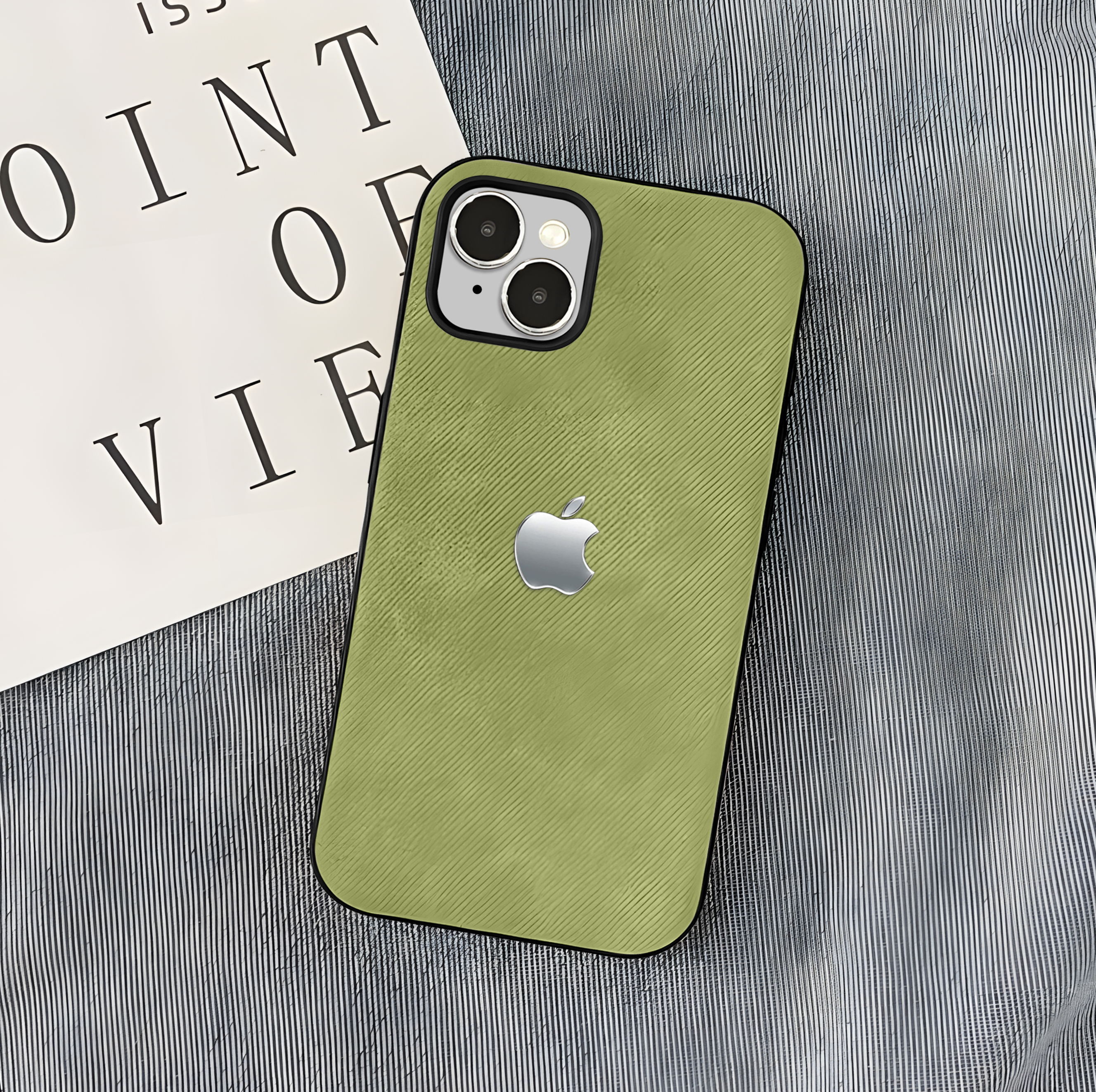 iPhone 15 Denim Texture Silicone Case