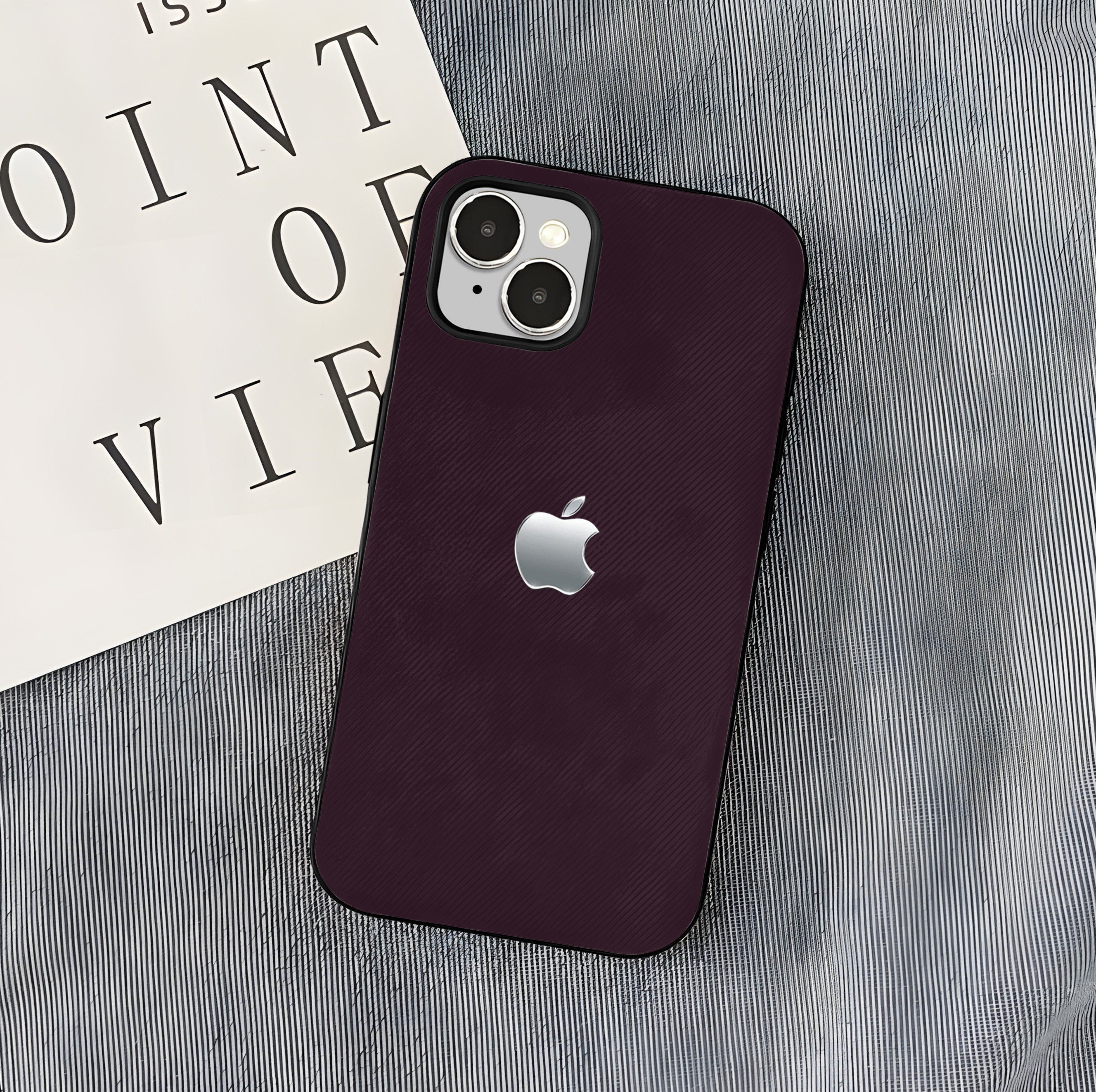 iPhone 15 Denim Texture Silicone Case