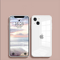 iPhone 14 Aqua Square Tempered Glass Case