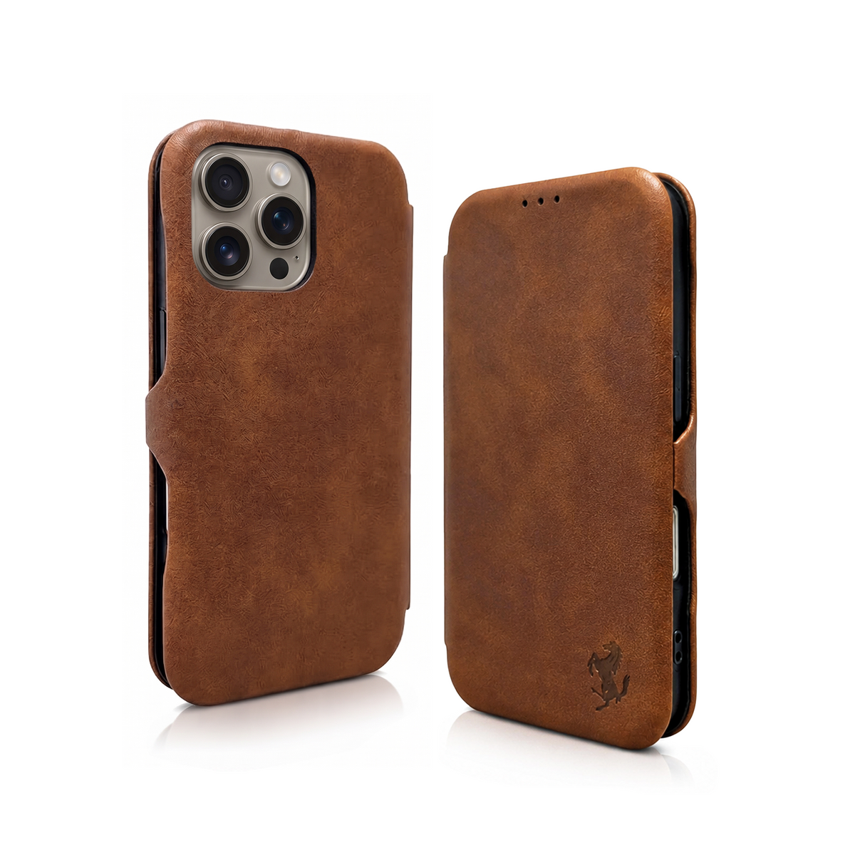 iPhone Premium Leather Flip Case