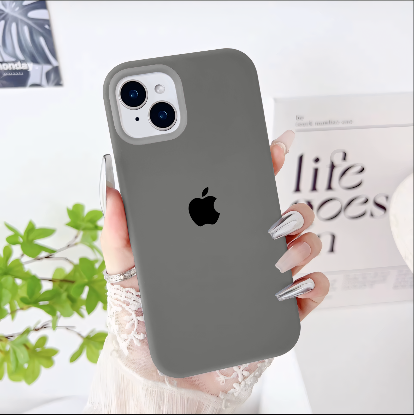 iPhone 15 Neon Cloud Silicone Case