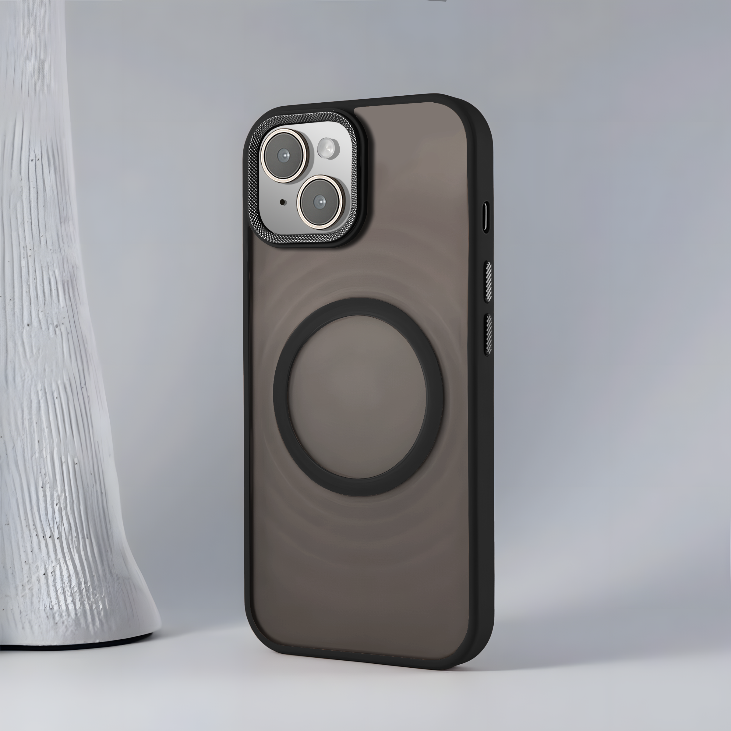iPhone 15 Matte Smoke MagSafe Case