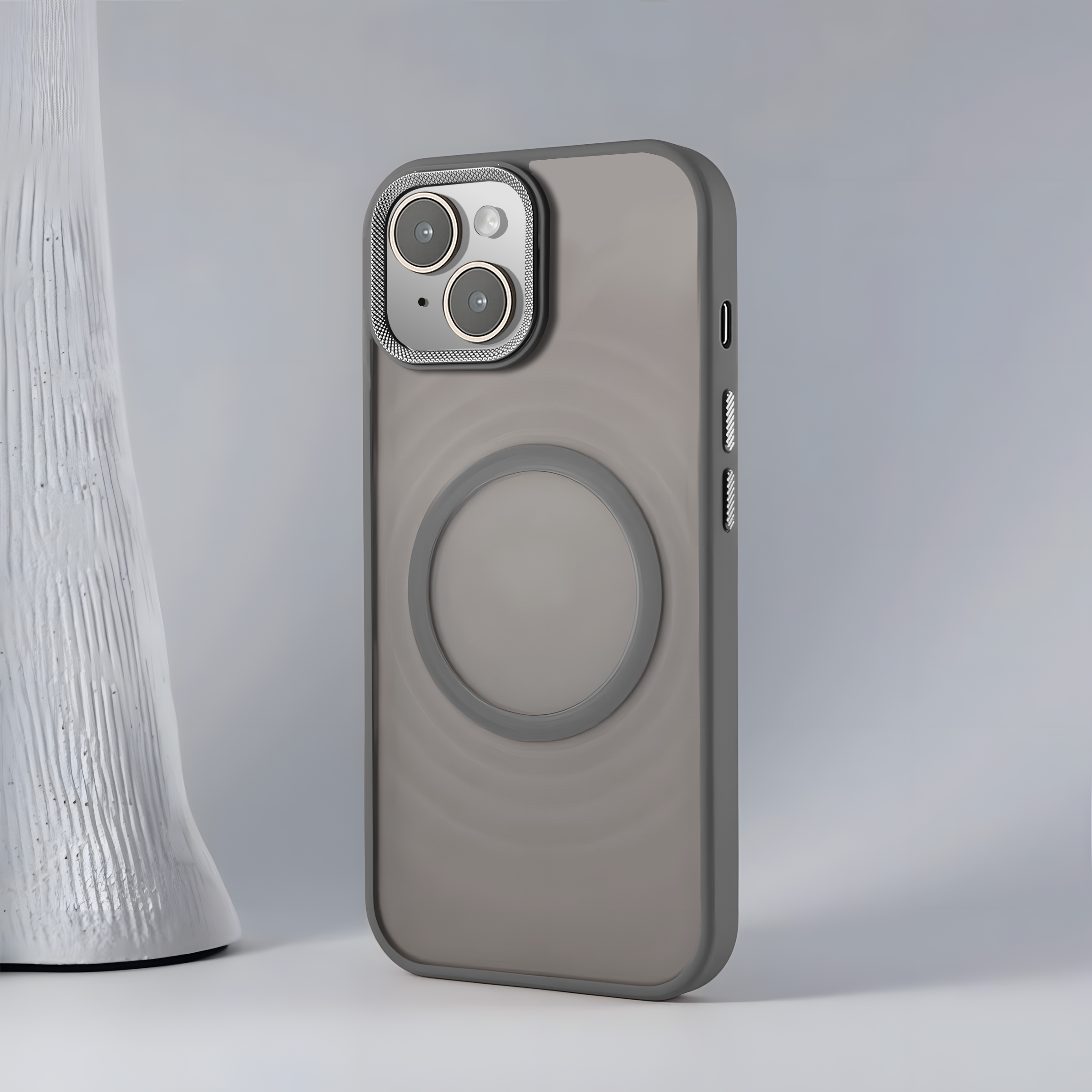 iPhone 15 Matte Smoke MagSafe Case