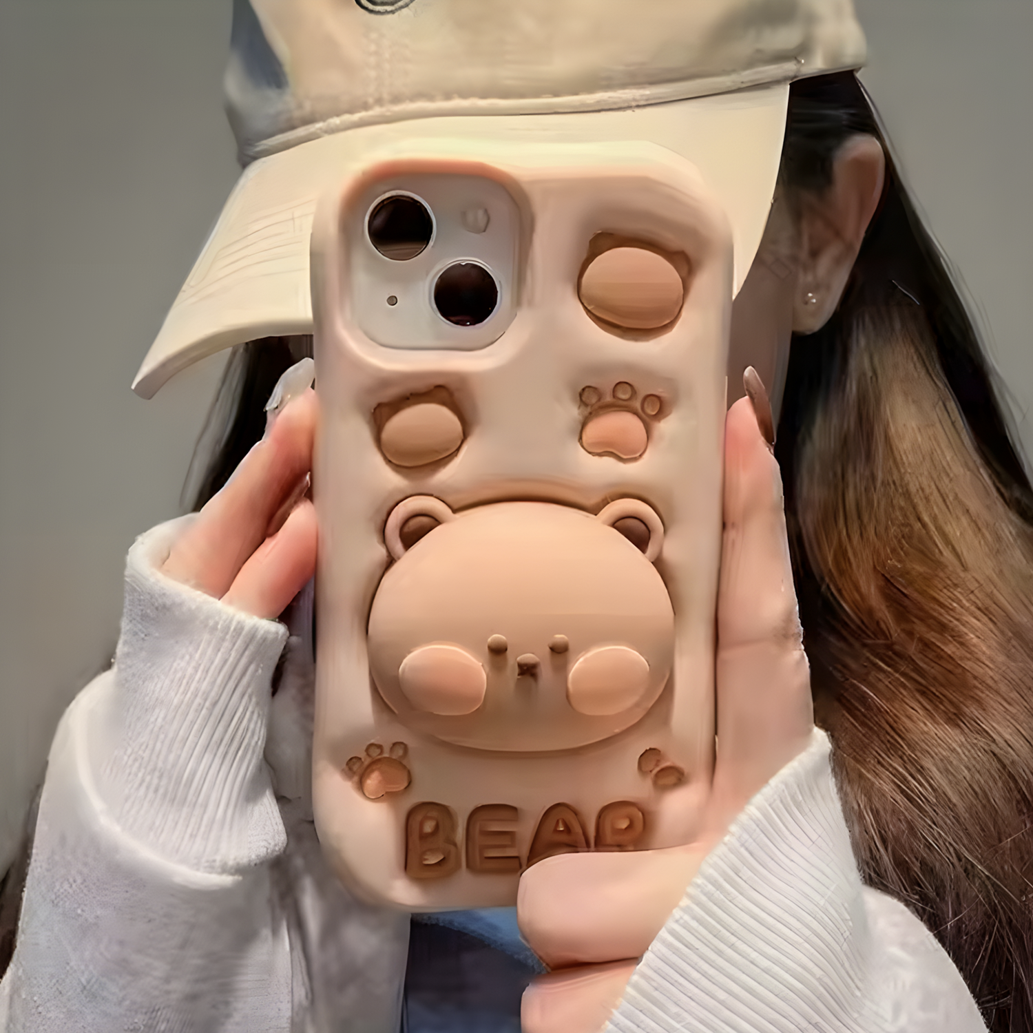 iPhone 15 Chubby Bear Silicone Case