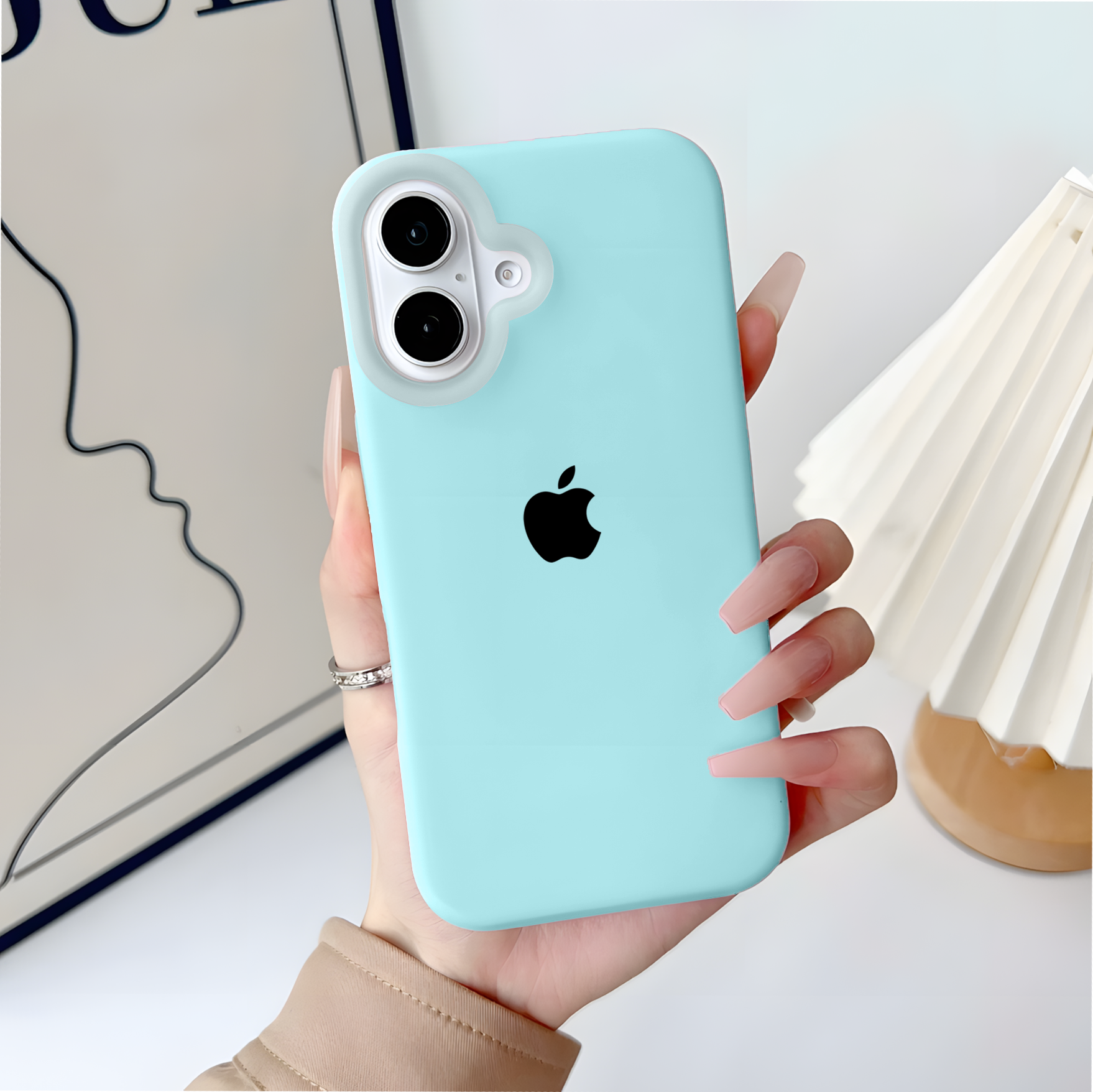 iPhone 16 Neon Cloud Silicone Case