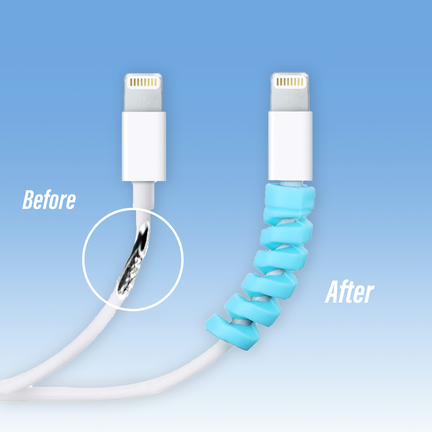 Spiral Cable Protector (1 Set 4 Pieces) – Slicecover