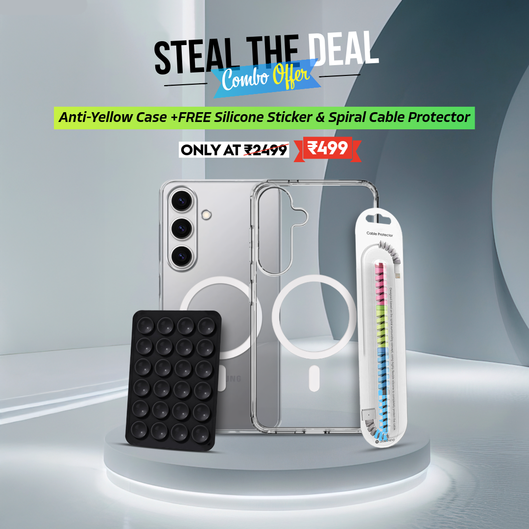 Samsung Anti-Yellow Clear MagSafe Case Combo