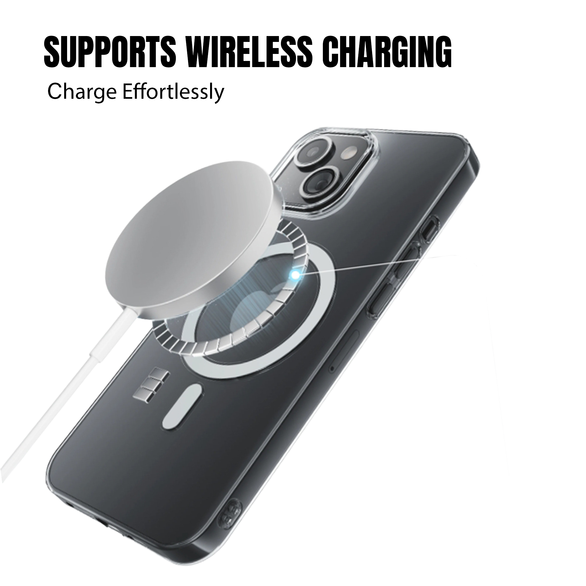 APPLE Anti-Yellow Clear MagSafe Case Combo