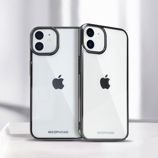 iPhone 12 Mini Hard Transparent Chrome Case