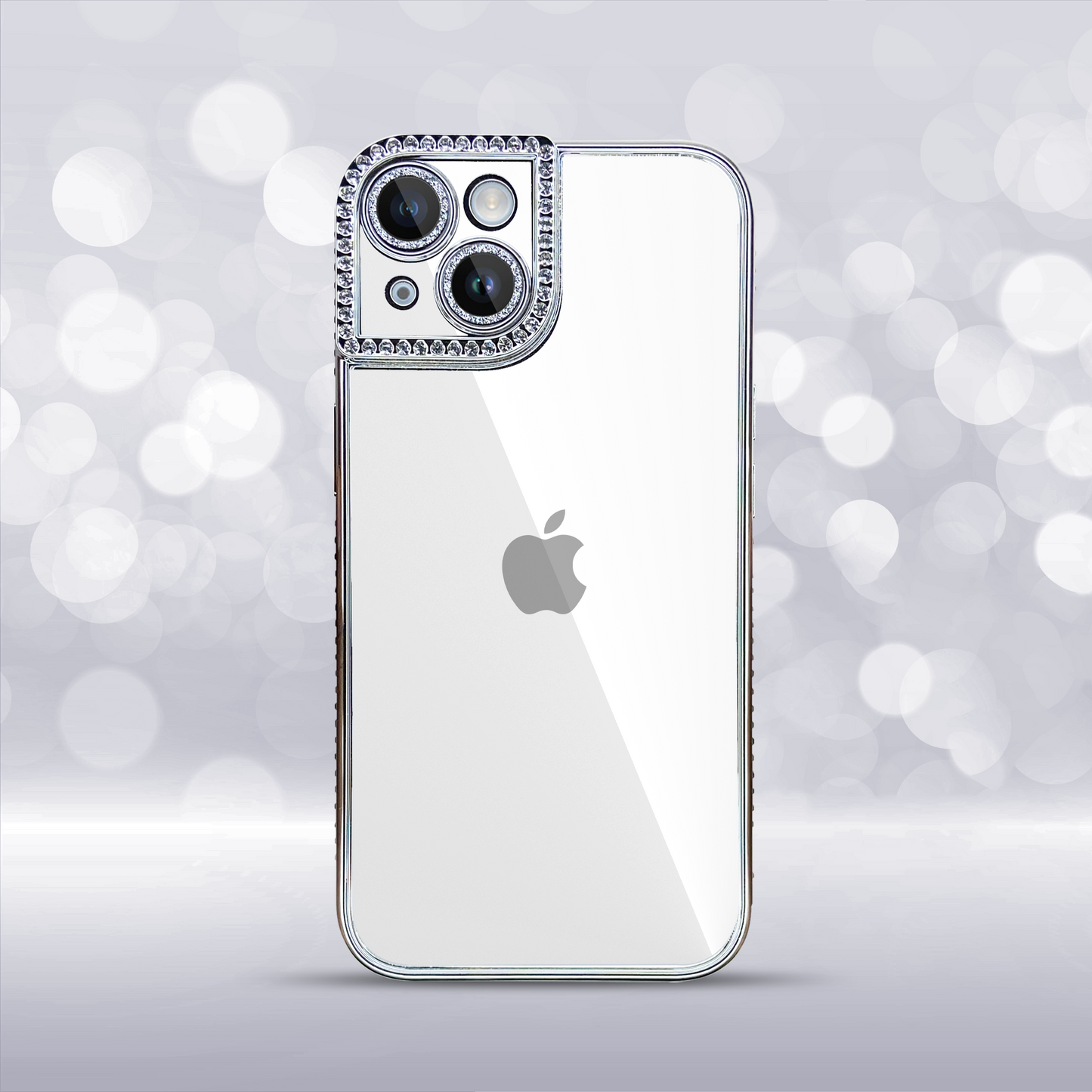 iPhone 14 Diamond Chrome Camera Lens Glitter Case