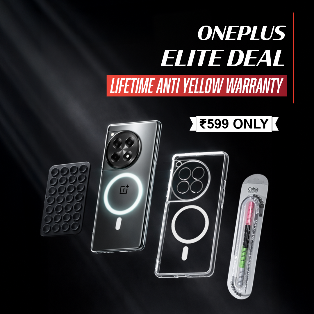 OnePlus Anti-Yellow Clear MagSafe Case Combo