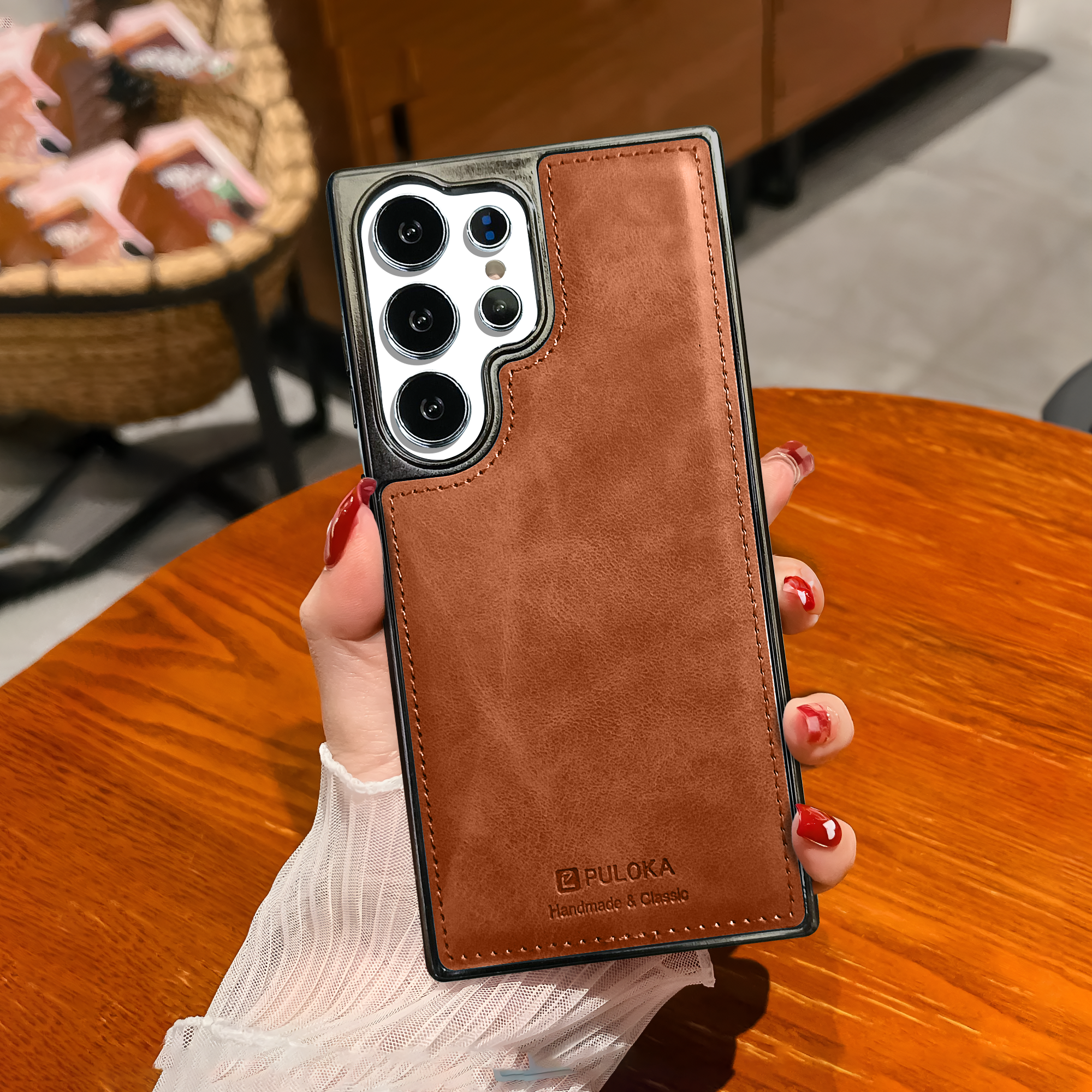 Samsung S23 Ultra Vintage Leather Case