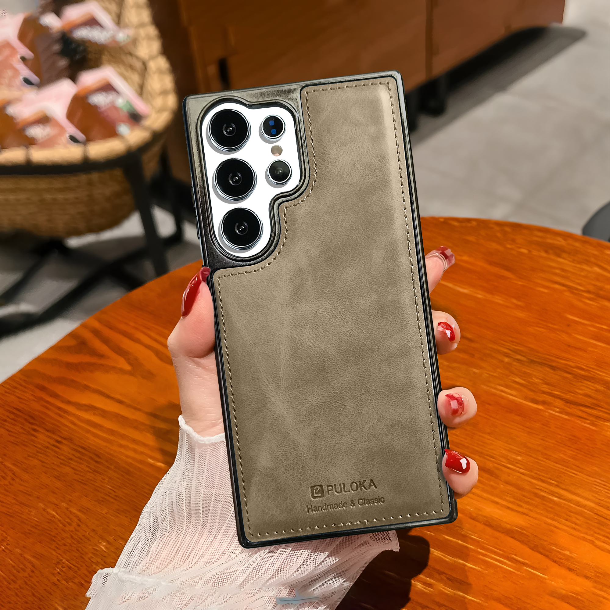 Samsung S23 Ultra Vintage Leather Case