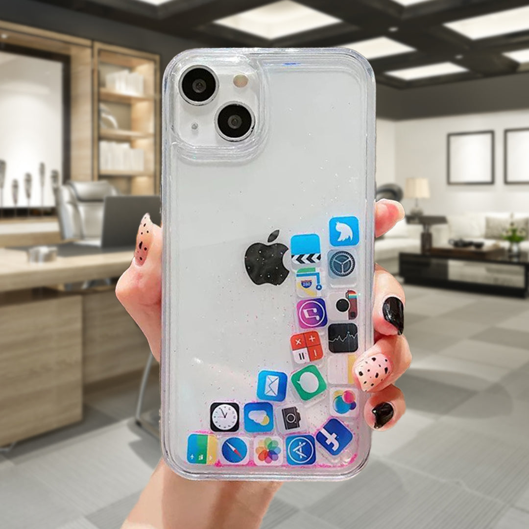 iPhone 13 Floating Icon Case