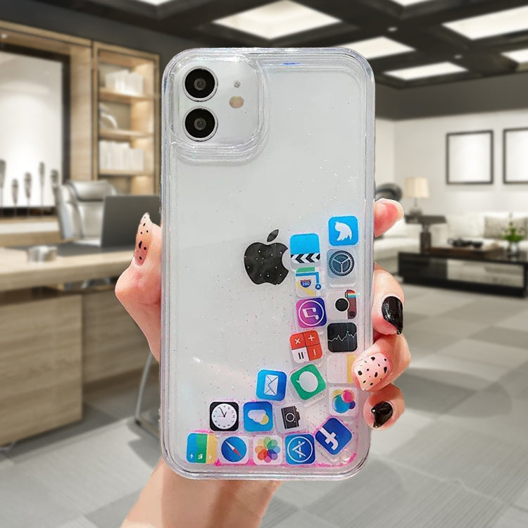 iPhone 12 Floating Icon Case