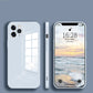 iPhone 11 Pro Max Aqua Square Tempered Glass Case