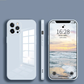 iPhone 14 Pro Aqua Square Tempered Glass Case