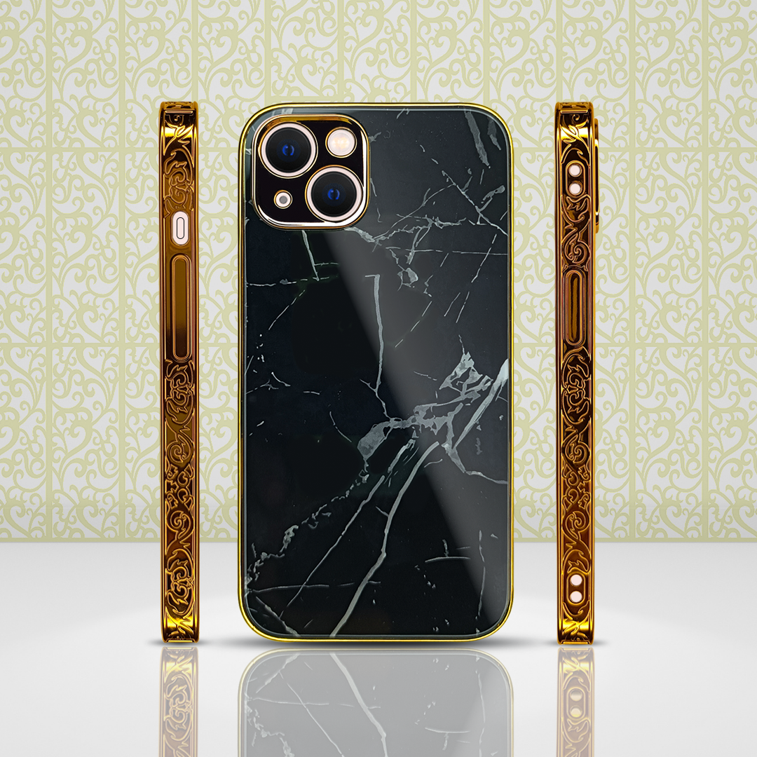 iPhone 13 Elegant design tempered glass case