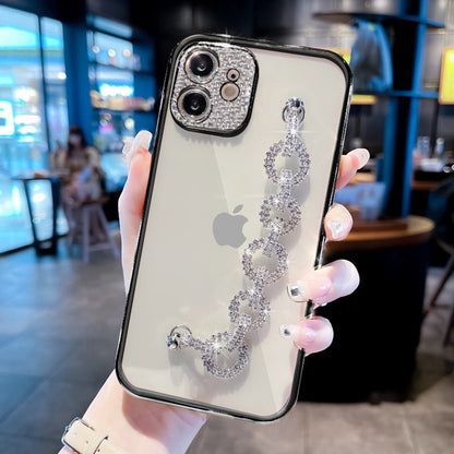 iPhone 12 Diamond Bracelet Transparent Case