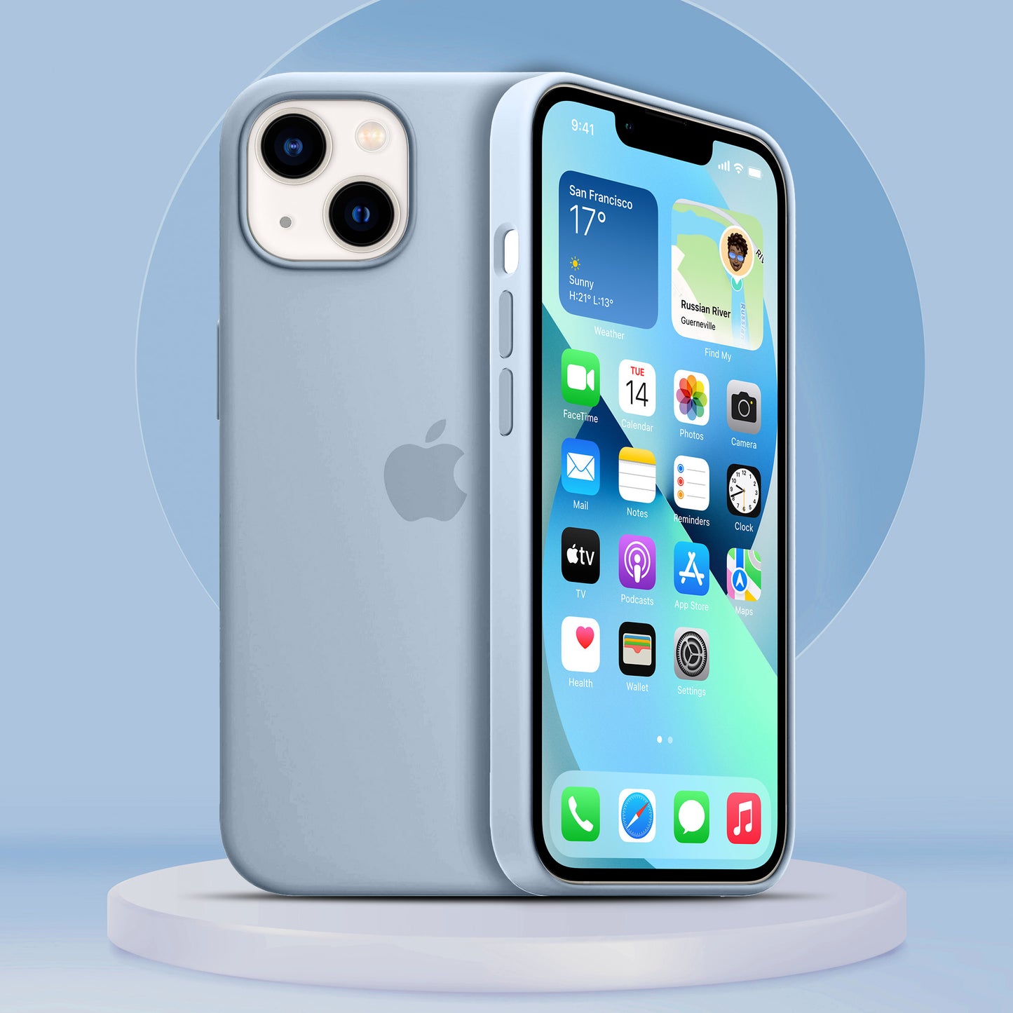 iPhone 13 Soft Silicone Smartphone Case