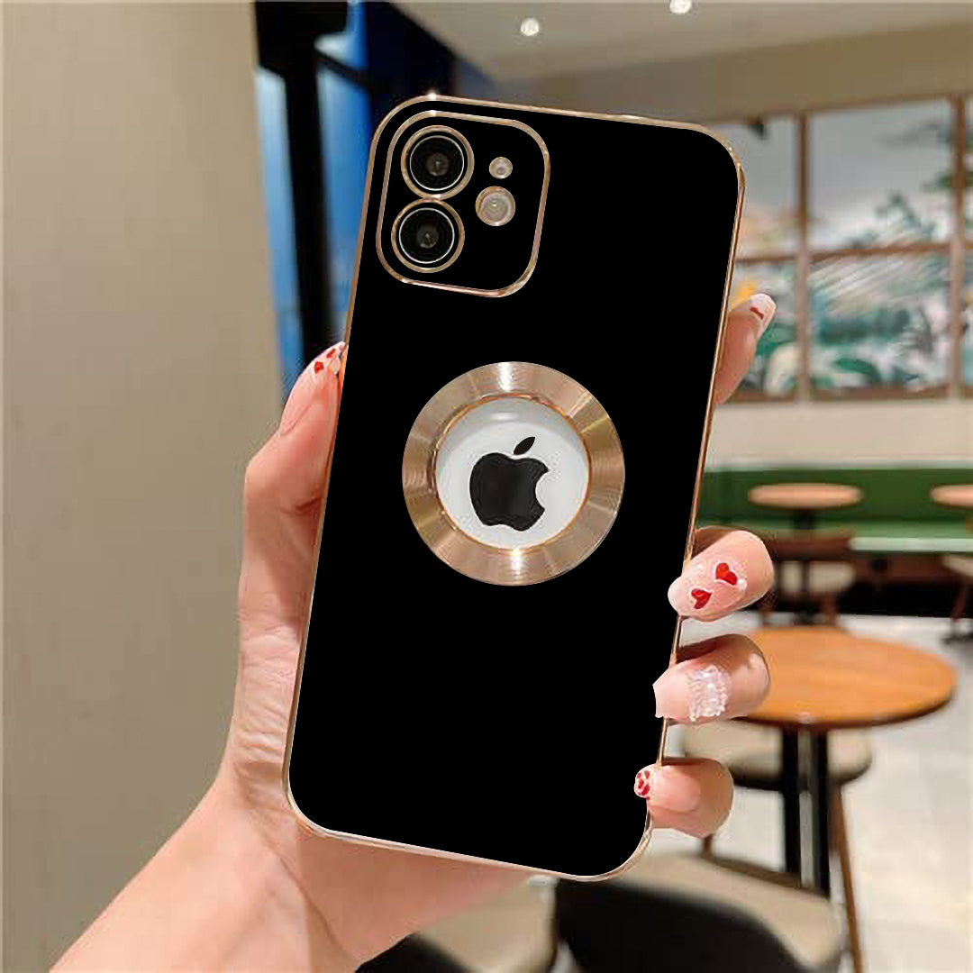 iPhone 11 Deluxe Logo Cut Chrome Ring Case