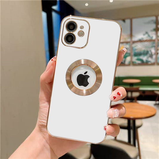 iPhone 11 Deluxe Logo Cut Chrome Ring Case