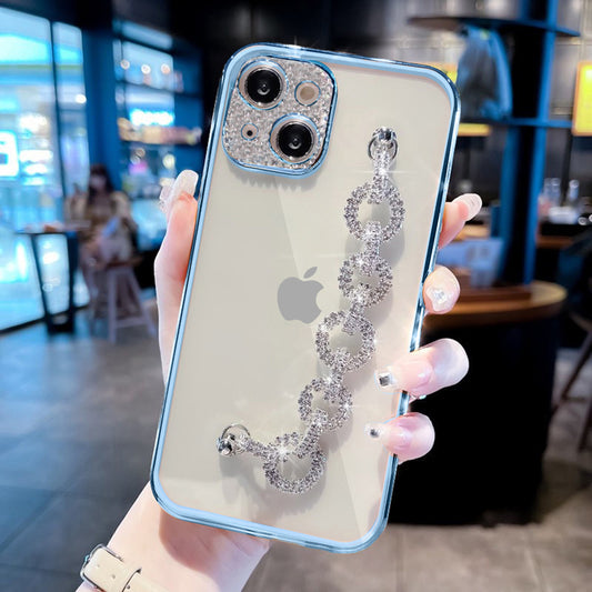 iPhone 13 Diamond Bracelet Transparent Case