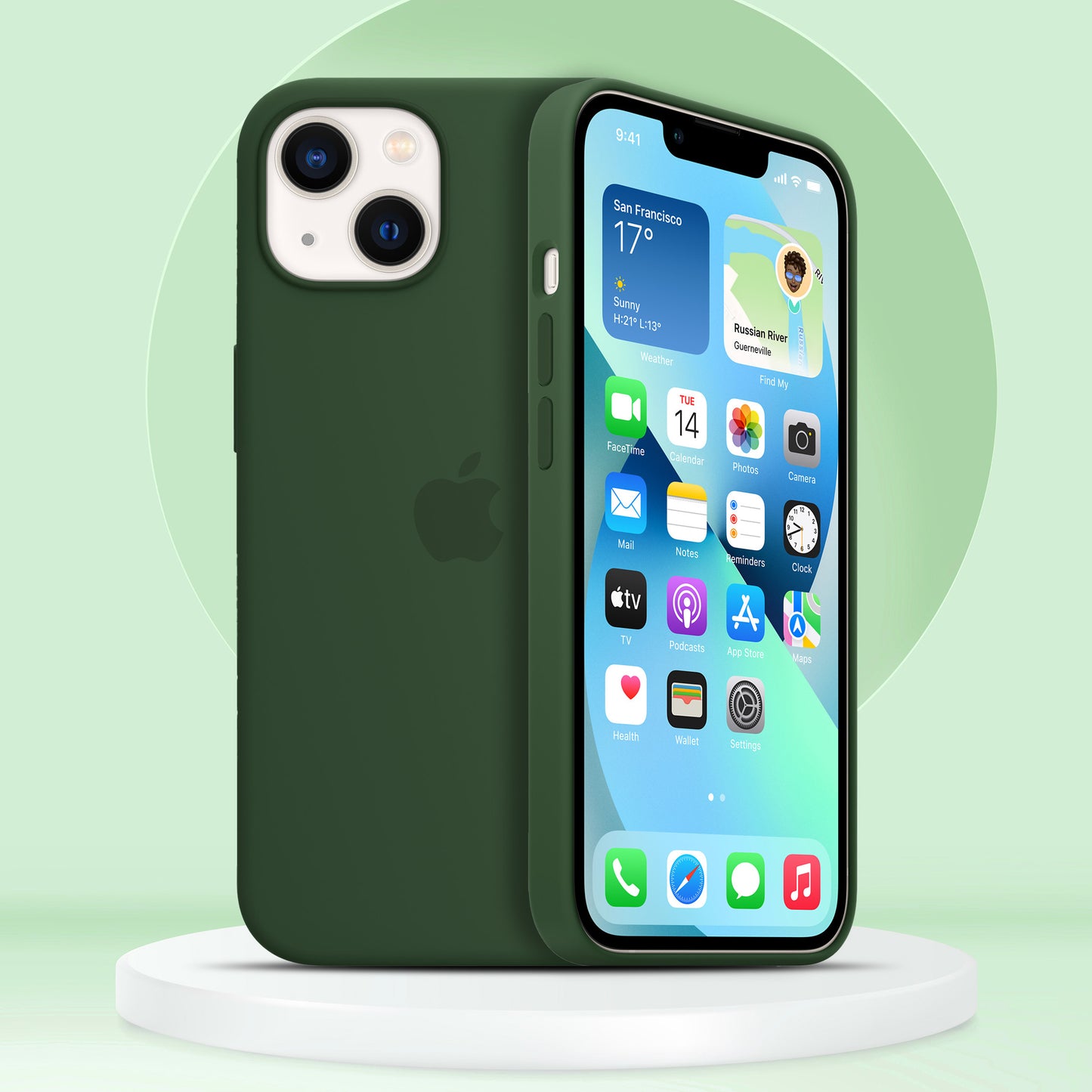 iPhone 13 Soft Silicone Smartphone Case