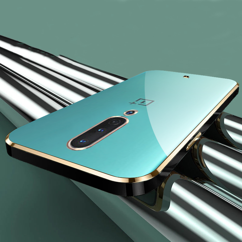 OnePlus 8 Gold Edge Electro-Plating Shining Case