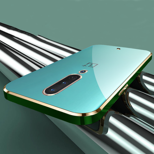 OnePlus 8 Gold Edge Electro-Plating Shining Case