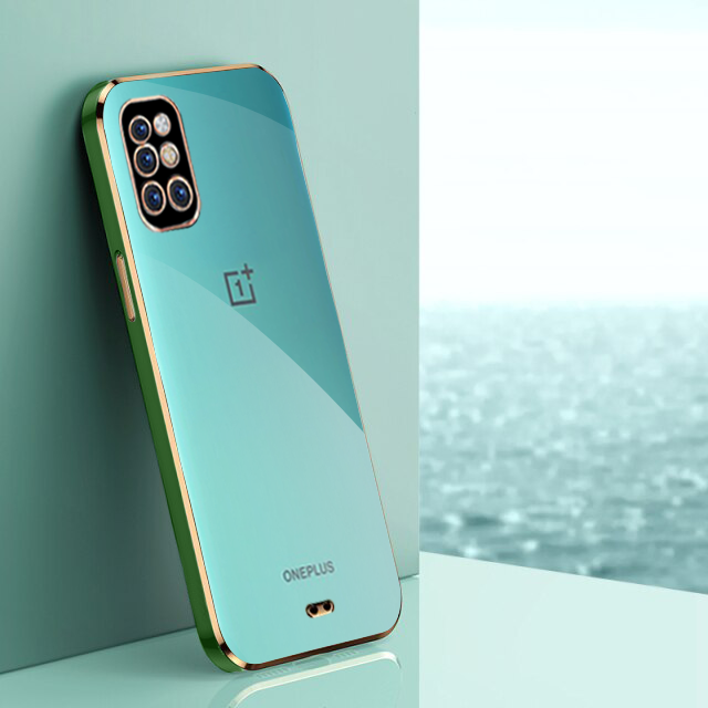 OnePlus 8T Gold Edge Electro-Plating Shining Case