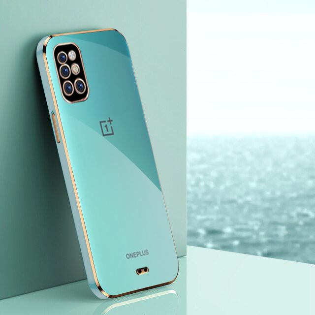 OnePlus 8T Gold Edge Electro-Plating Shining Case