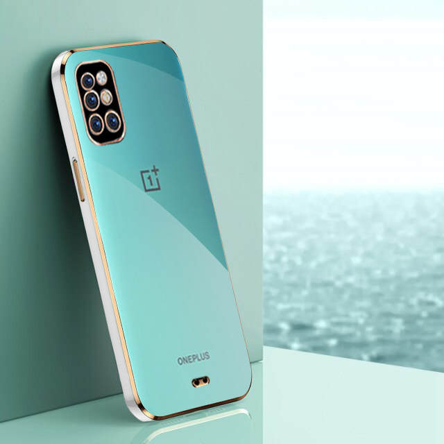 OnePlus 8T Gold Edge Electro-Plating Shining Case