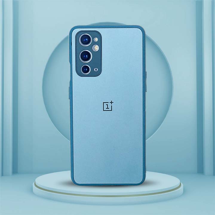 OnePlus 9RT Solid Matte Finish Case With Contrast Color Edges