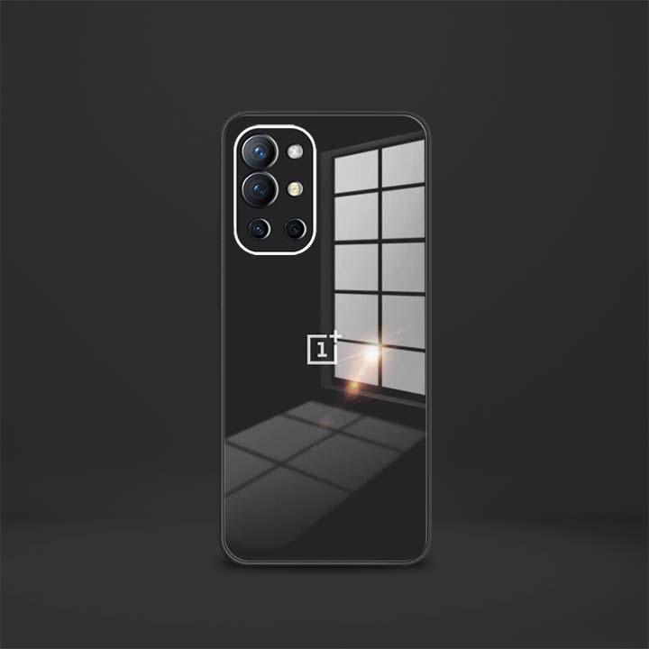 OnePlus 9R Aqua Square Tempered Glass Case