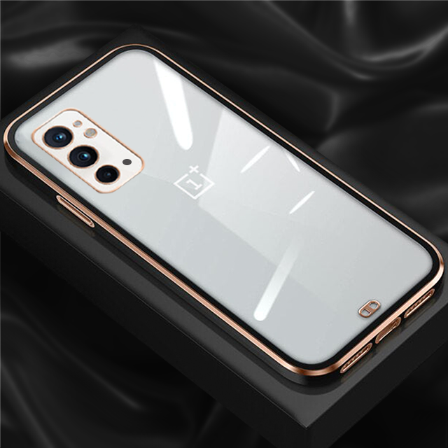 OnePlus 9RT Gold Edge Electro-Plating Shining Case