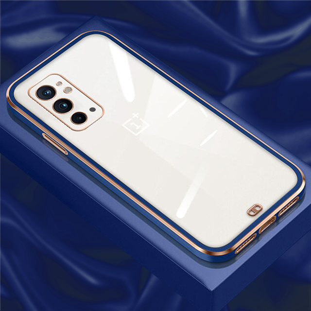 OnePlus 9RT Gold Edge Electro-Plating Shining Case