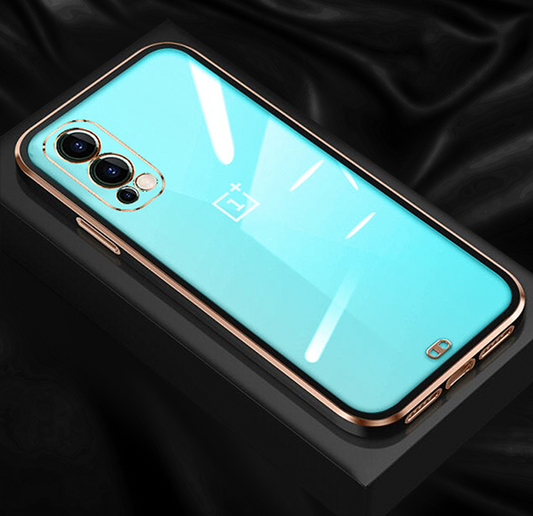 OnePlus Nord 2 Gold Edge Electro-Plating Shining Case