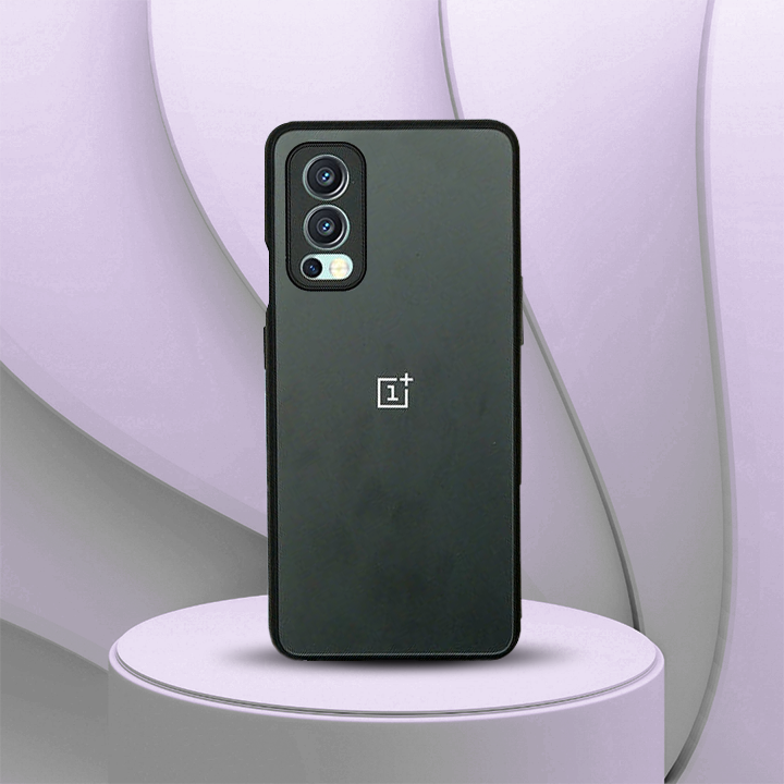 OnePlus Nord 2 Solid Matte Finish Case With Contrast Color Edges