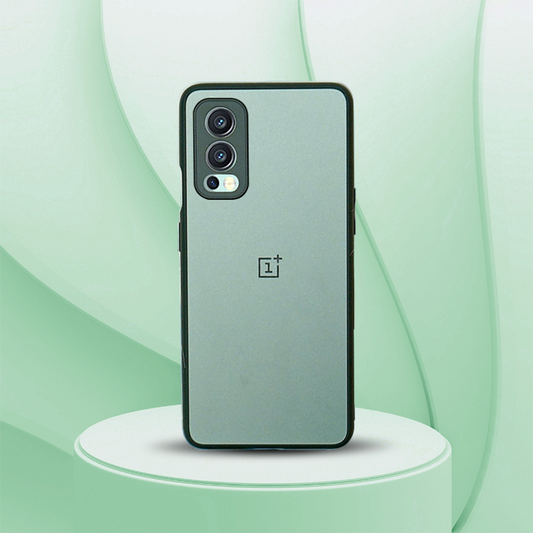 OnePlus Nord 2 Solid Matte Finish Case With Contrast Color Edges