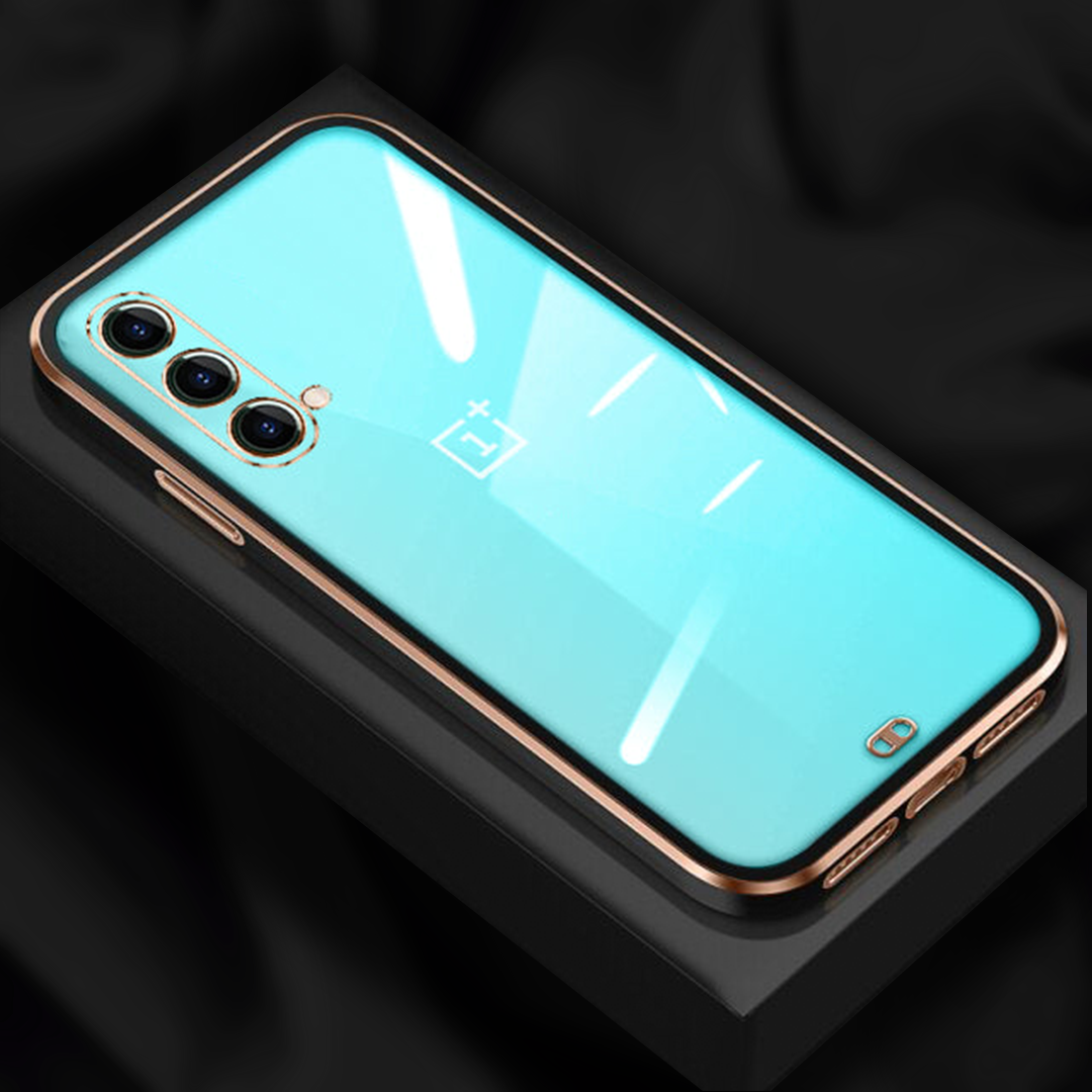 OnePlus Nord CE Gold Edge Electro-Plating Shining Case